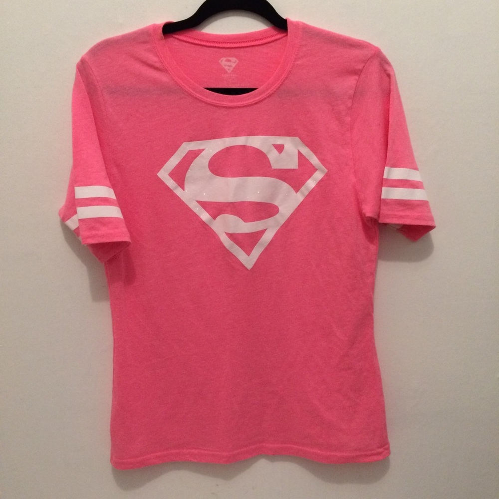 Superman T-shirt Barbie Pink